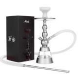 Shisha de luxe argent 41 cms 1 embout