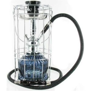 Shisha ragga black avec panier 30 cms 1 embout